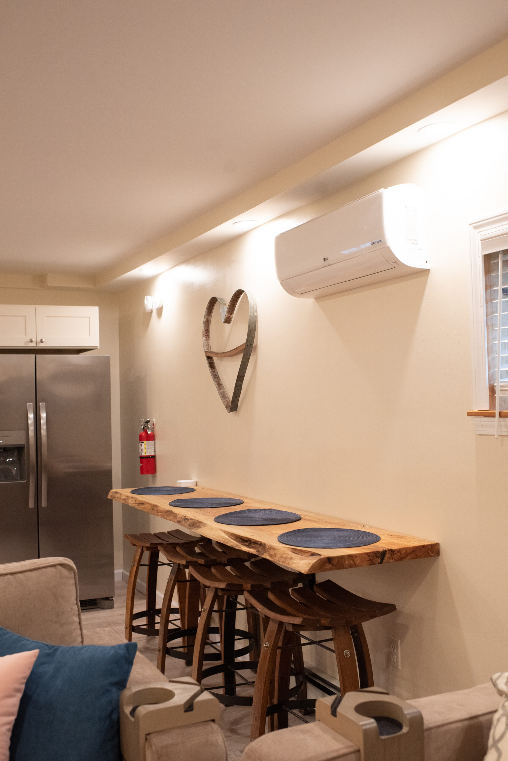 Hubbs Cellar Living Room TV View